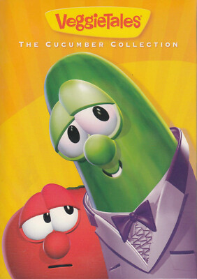 VeggieTales Cucumber Collection (3-DVD) OUTER SLEEVE VERY GOOD SOME SPINE WEAR