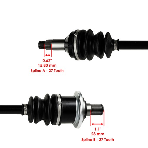Rear Left Or Right CV Joint Axle For Arctic Cat Prowler Xt 550 4X4 2010-2014 - Foto 3 di 7