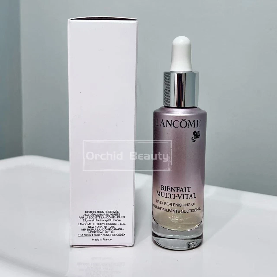 Nuevo aceite facial reponedor diario multivital Lancome Bienfait tamaño completo 30 ml/1 oz Foto 3 de 4