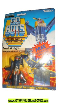 Gobots vintage 1985 BENT-WING mr-72 wwii fighter bomber jet plane