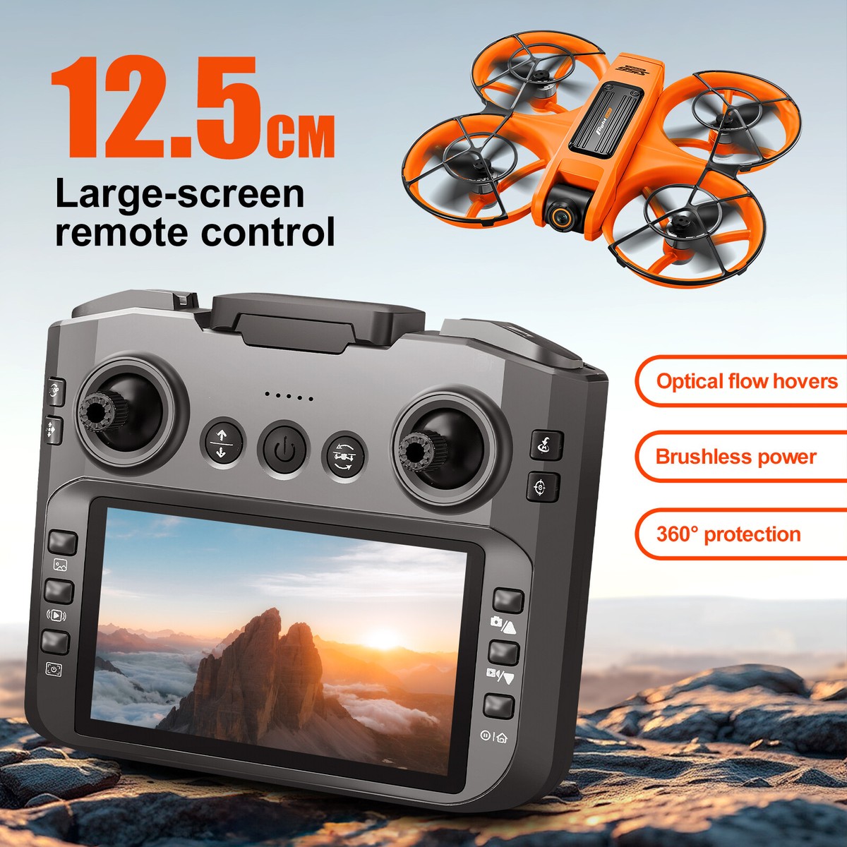 S156 RC Drone WIFI FPV 4K HD Dual Camera Selfie 360° Roll