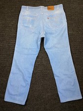 Vintage Levi  s Action Jeans Made in USA 38 x 29 Light Blue Cotton Polyester