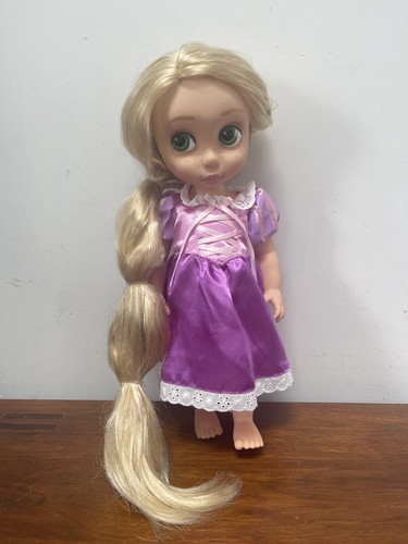Disney Animators' Collection Tangled Rapunzel Doll with Satin Dress & Lace 15" H - Picture 1 of 13