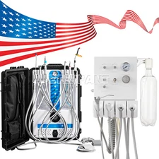 Dental Unit with Air Compressor Curing Light Scaler 4H/Unit Air Turbine 4Hole US