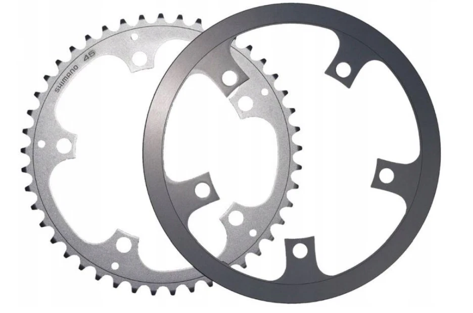 Repuestos Genuinos Plato Manivela SHIMANO ALFINE + Juego de Protector 45 t ALUMINIO Único Foto 2 de 2