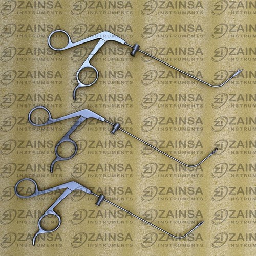Frontal Sinus Cutting Forceps 3 PCs Set, 1 mm Bite 70° Upward Sinus Instruments - Picture 5 of 9