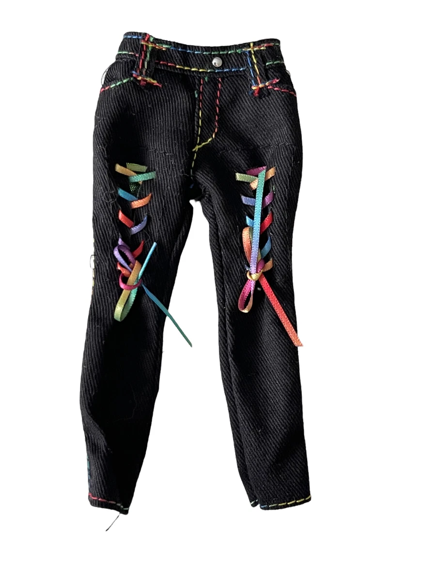 Rainbow high sale waisted jeans