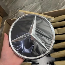 Front Chrome Car Grille 3D Star Emblem Fit For Mercedes-Benz C300 E300 A200 A260