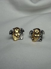 Versace Medusa Ohrstecker gold silberfarben Modeschmuck ohne Box