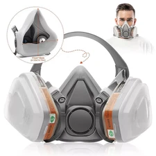 7 in 1 Half Face Gas Mask Facial Chemical Spray Paint Safety 6200 Respirator