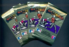 1991 TOPPS OPC O PEE CHEE Premier Baseball 4 UNOPENED PACK  LOT 