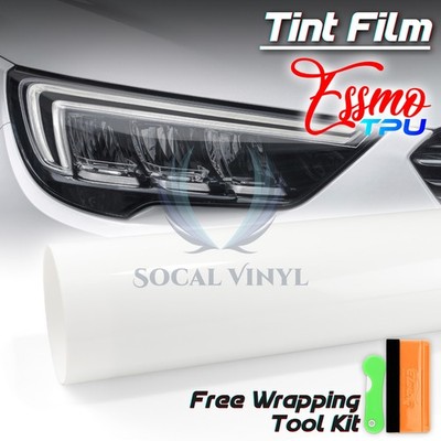 ESSMO TPU Clear Gloss PPF Paint Protection Headlight Tint Film Fog Car Taillight