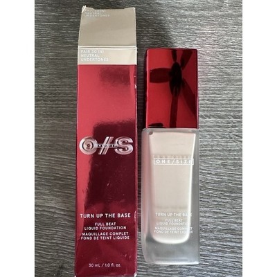 ONE SIZE Turn Up the Base Full Beat Liquid Foundation - FAIR 30 (N) - BNIB