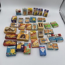Vintage 35 German Mini Food Play Kitchen Boxes Shopping Grocery Store Toys