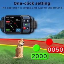 Smart GPS Pet Electronic Fence-Wireless Dog Containment System with Waterproof &