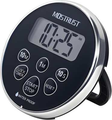 Digitaler wasserdichter Dusch-Timer, Badezimmer-Countdown-Küchen-Timer mit 