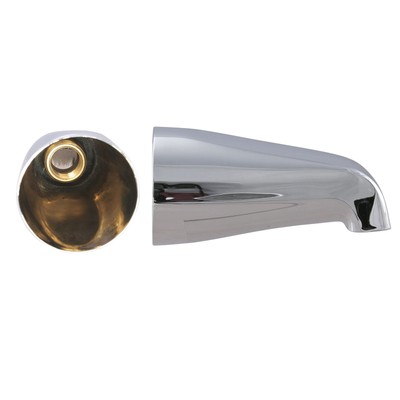 E531-1F-26 5-1/4'' Standard Front Connection Tub Spout, Polished Chrome