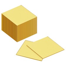 72Pcs 2 x 2 Inch Mosaic Mirror Tiles Large Gold Self-Adhesive Glass Stickers