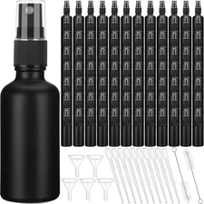 Nuogo 90 Pcs 2 Oz Glass Spray Bottle With Fine Mist Spray Bottle Refillable NEW