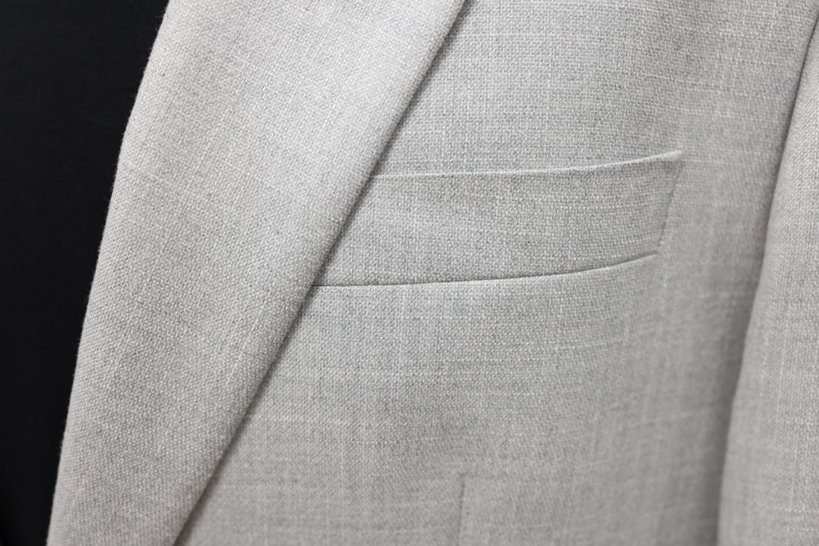 CHAPS mens solid light gray two button sport coat… - image 7