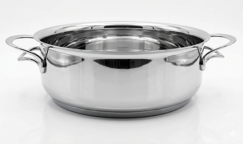 Casseruola Semi Fonda a 2 Manici Diametro 24 cm LAGOSTINA in Acciaio Inox Tegame