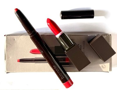 Laura Mercier Velour Lovers Lip Colour and A Mini Extreme Matte Lipstick Red