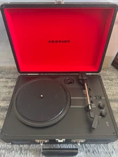 Crosley Cruiser Deluxe Portable 3 Speed Bluetooth Record Player 