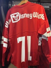 2026 Disney Parks Walt Disney World Spirit Jersey Red Size XL NWT