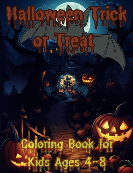 Malbuch Halloween FüR Kinder, 40 Seiten, Spaß, Zeichnen, KreativitäT-image
