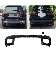 For Benz GLB-class W247 Gloss Black Rear Bumper Diffuser Lip 2020-2024