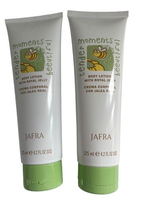 Jafra Tender Moments Beeutiful Body Lotion w Royal Jelly Set Of Two 4.2 oz. Each