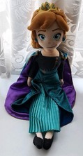 Disney Queen Anna Plush Doll Frozen 2 (18'') Coronation Cloak Cape 
