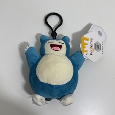 Pokemon Snorlax Key Ring Plush Soft Toy Teddy