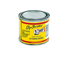 1 Shot Lettering Enamel Fire Red 102L   4oz Pinstriping Paint