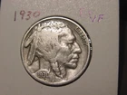 1930 BUFFALO NICKEL F + VF NICE ORIGINAL COIN SHIPS FREE