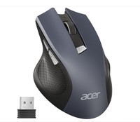 Acer Wireless Mouse, 3 Adjustable DPI Ergonomic PC Mouse 2.4GHz with USB New UK