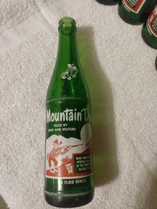 Mountain Dew Hillbilly Names ACL Soda Bottle 10 oz Filled By Eddie & Wilford #44