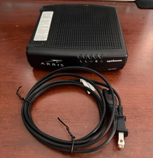 ARRIS TM1602A DOCSIS 3.0 Telephony Cable Modem Optimum Phone Internet  Power