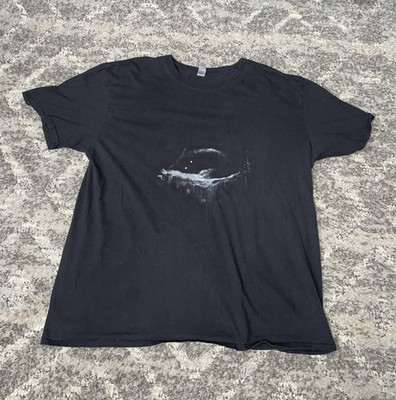 Woodland Fox Creature T-Shirt Black Size XL Gildan