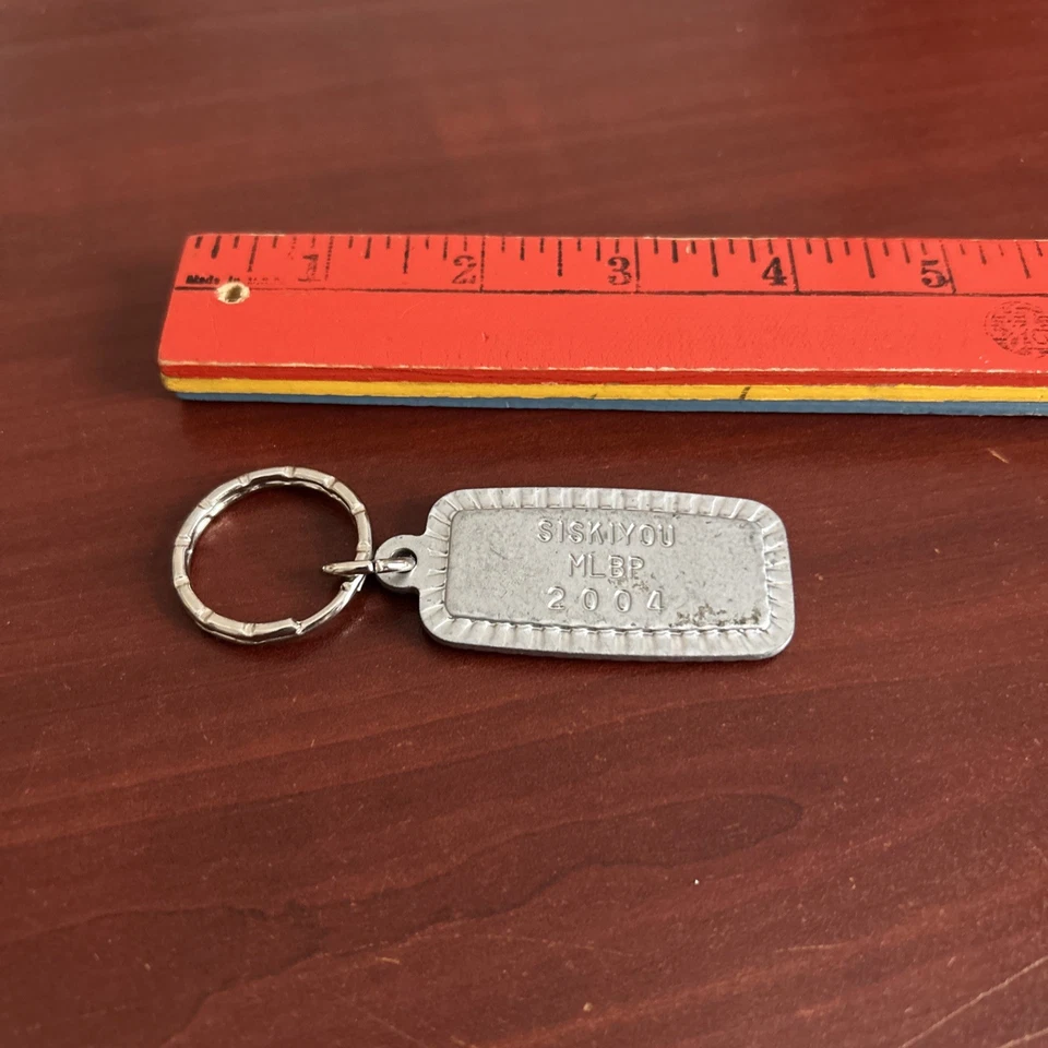 Vintage New York METS MLB Baseball Team Logo Metal Keychain - Image 2 of 2