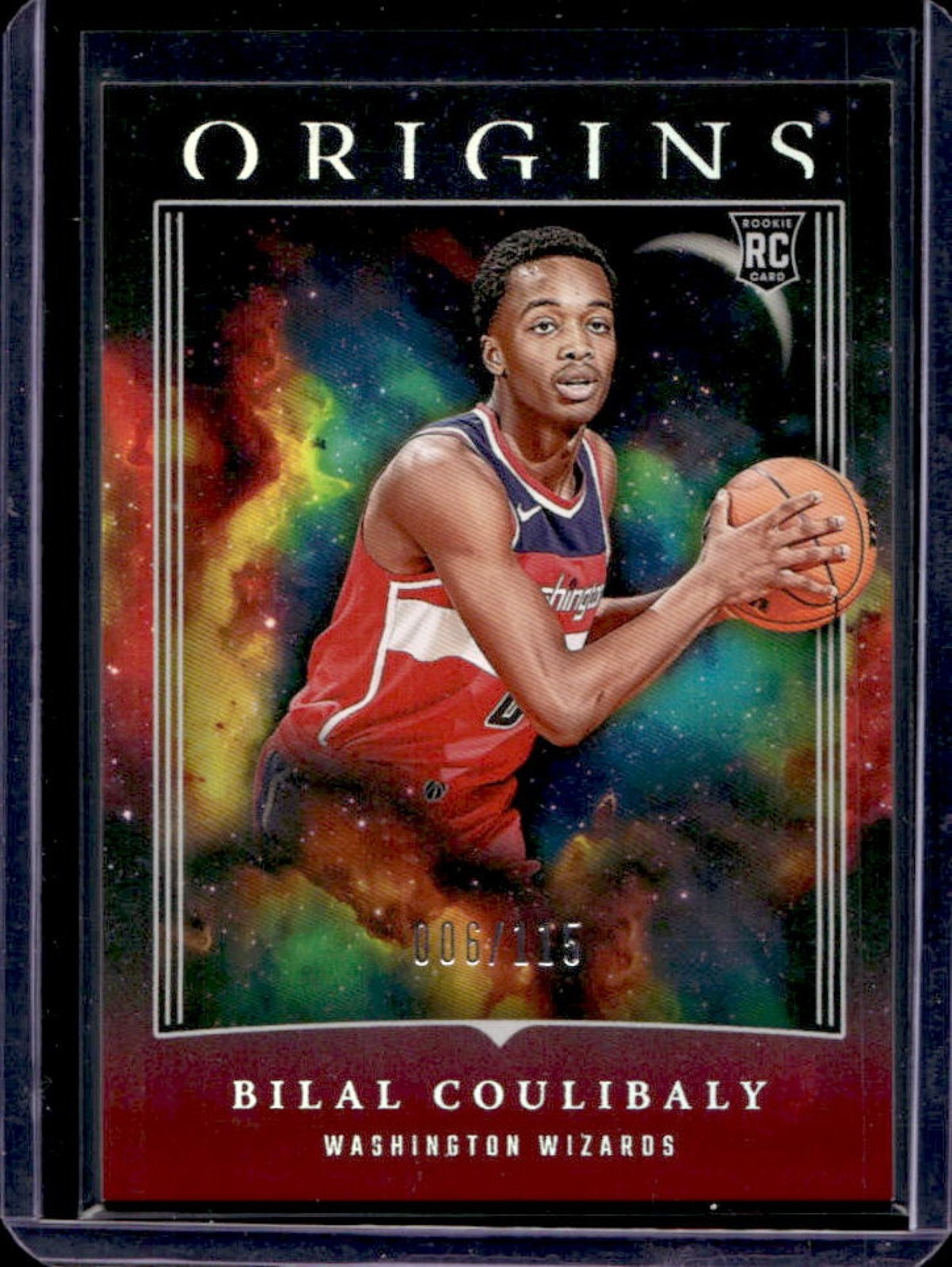 2023-24 Origins Bilal Coulibaly RC Maroon Rookie #6/115 Wizards