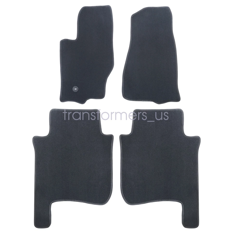 Подходит для 2006 2007 2008-2010 Jeep Commander передние и задние напольные коврики ковер черный новый - Изображение 3 из 4