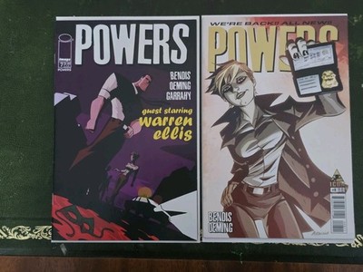 Powers #7-8, 13,20,24 x5  Comic Book Bundle - VGC Image Comics Bendis Oeming