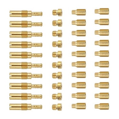 30 Stück Vergaser Hauptdüsen mit 10x Slow Jets Pilot Jet Kit für PWK Keihin dg