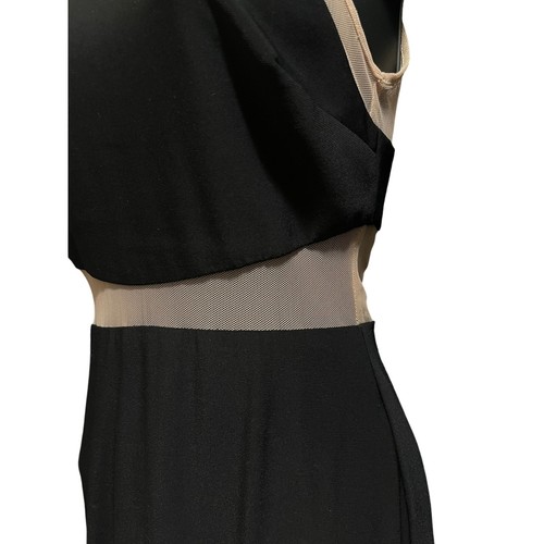 Aqua Dresses by Bloomingdales Size 2 Black & Brown Mesh Maxi Dress - NWT - Picture 6 of 8