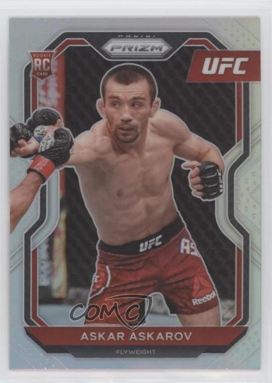 2021 Panini Prizm UFC Silver Prizm Askar Askarov #8 f9s