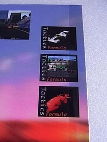 Promotional Tactics Formula Sega Saturn SS Storefront Samples #b7a3bf