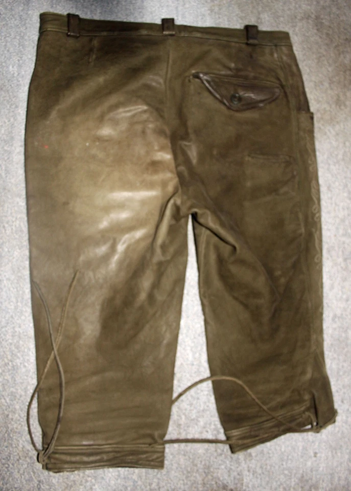 Kniebund Lederhose Lavanoleder Speckig GR. 46 - Bild 4 von 4