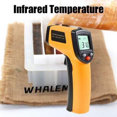 Industrie Laser Infrarot Thermometer Pyrometer Temperaturmessgerät -50+380°C