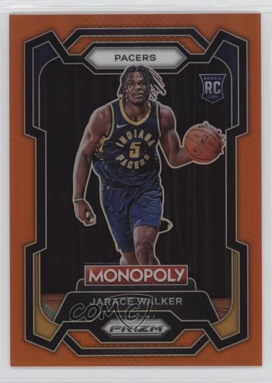 2023-24 Panini Prizm Monopoly Orange Prizm 77/124 Jarace Walker #36 1pz3